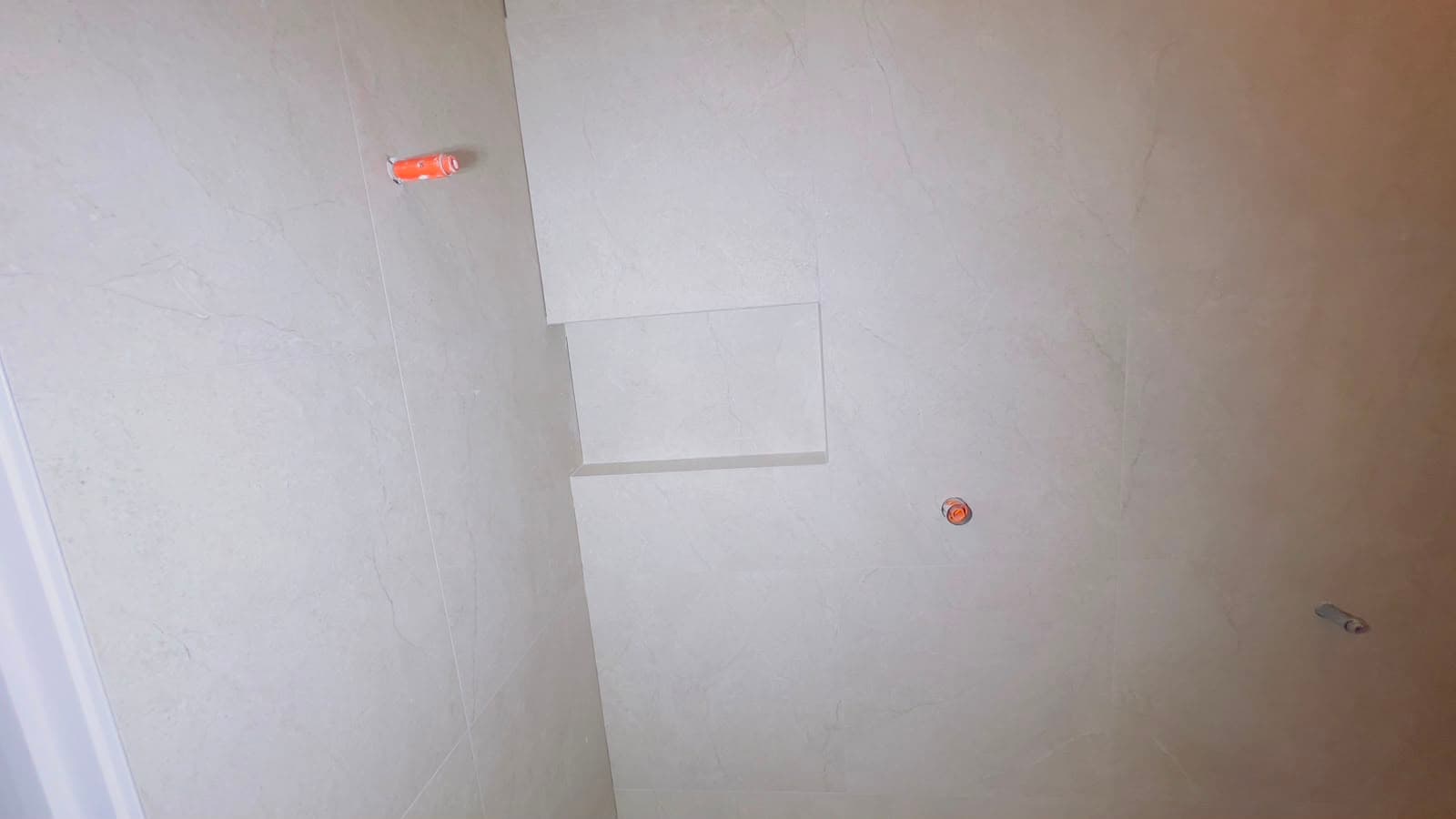 Tile feature wall reception